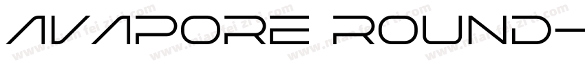 Avapore Round字体转换